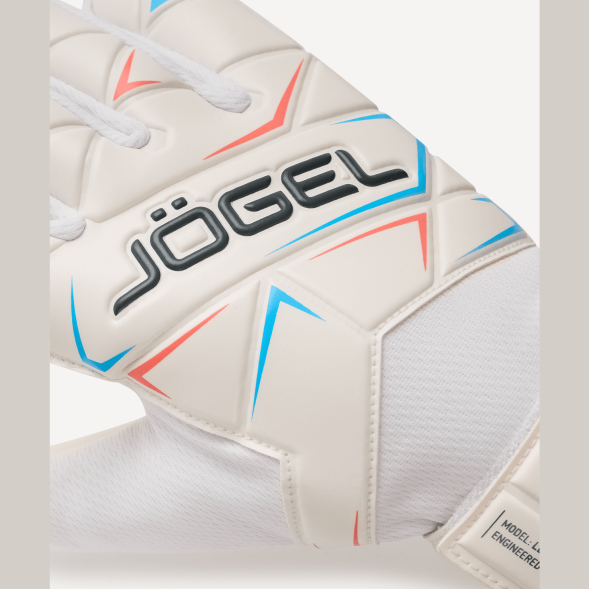 БЕЗ УПАКОВКИ Перчатки вратарские JÖGEL Legend BL3 Flat, белый