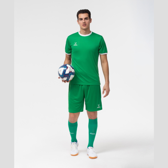 Футболка футбольная JÖGEL CAMP Origin, зеленый/белый