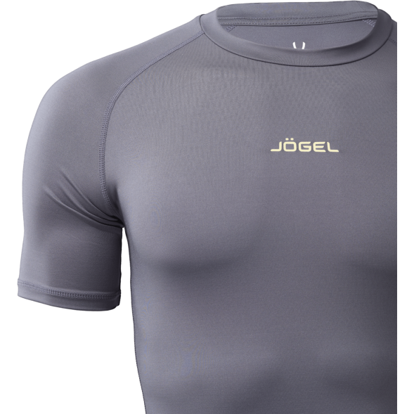 Футболка компрессионная с коротким рукавом JÖGEL CAMP PerFormDRY Top SS, темно-серый