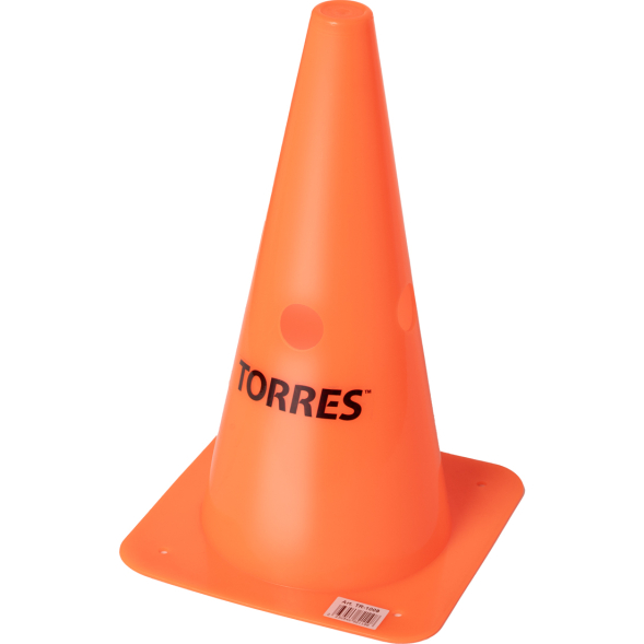 Конус тренировочный TORRES TR1009 с боковыми отверстиями, высота 30 см