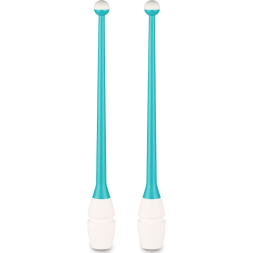 Булавы для художественной гимнастики INDIGO IN017, длина 36 см, каучук, вставляющиеся