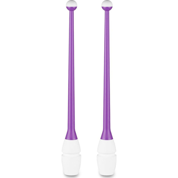 Булавы для художественной гимнастики INDIGO IN017, длина 36 см, каучук, вставляющиеся