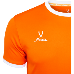 Футболка футбольная JÖGEL CAMP Origin, оранжевый/белый