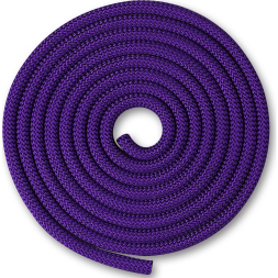 Скакалка гимнастическая INDIGO SM-123-BK, утяжеленная, длина 3м, шнур, черный