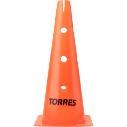 Конус тренировочный TORRES TR1011 с отверстиями, высота 46 см