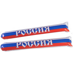 Надувные палки-стучалки Россия FAN-05, комплект из 2шт.