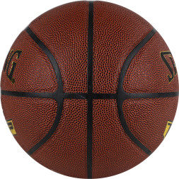 Мяч баск. SPALDING Grip Control 76875z, р.7, композит. кожа (ПУ) коричневый