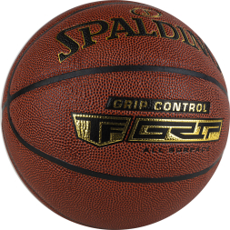 Мяч баск. SPALDING Grip Control 76875z, р.7, композит. кожа (ПУ) коричневый