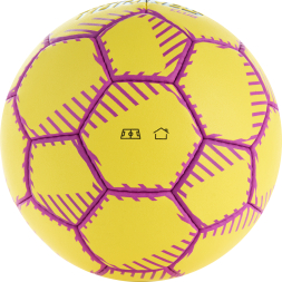 Мяч ганд. TORRES Club, H32433, р.3, ПУ, 5 подкл. слоев, руч. сшивка, желтый