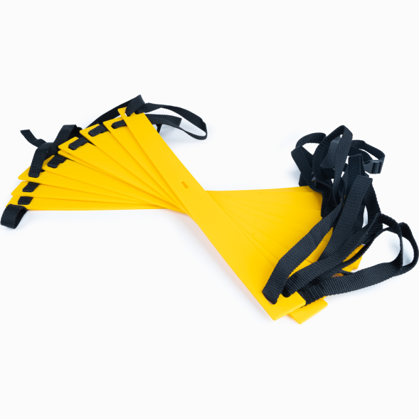 Лестница для тренировок TORRES длина 4м., TR1018, жёлто-чёрный