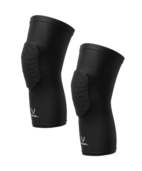 Наколенники баскетбольные с защитой ScalePad Knee Sleeves, черный