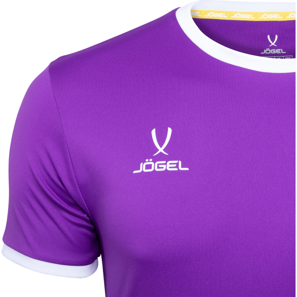 Футболка футбольная JÖGEL CAMP Origin, фиолетовый/белый