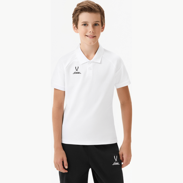 Поло JÖGEL CAMP 2 CVC Polo CZ, белый