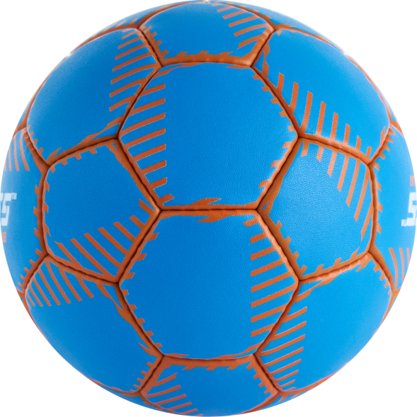 Мяч ганд. TORRES Club, H32441, р.1, ПУ, 5 подкл. слоев, руч. сшивка, синий