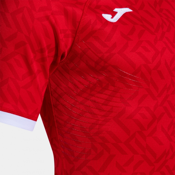Регбийка JOMA CAMISETA MANGA CORTA NATION ROJO