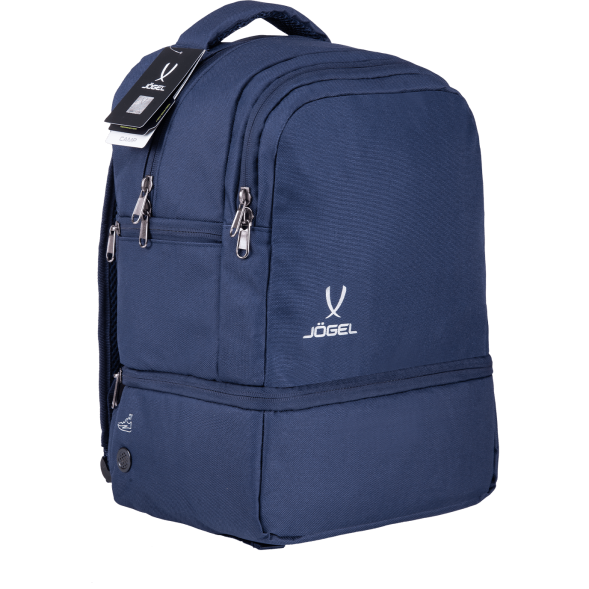 Рюкзак JÖGEL CAMP Double Bottom с двойным дном, темно-синий