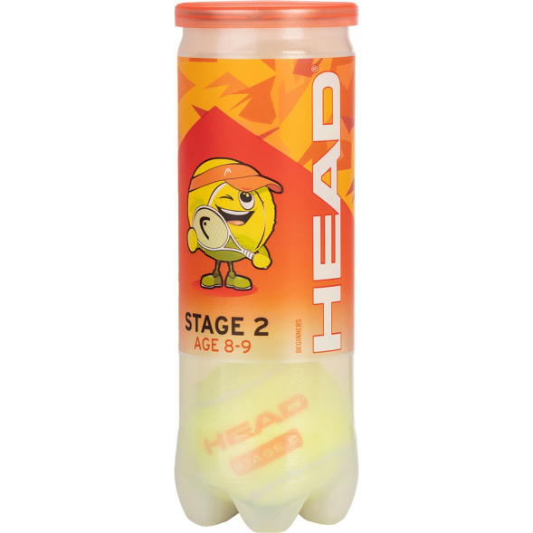 Мячи для большого тенниса детский HEAD Stage 2 Orange 578423, 3шт.