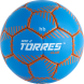 Мяч ганд. TORRES Club, H32442, р.2, ПУ, 5 подкл. слоев, руч. сшивка, синий