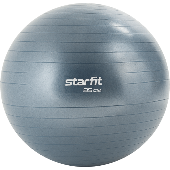 БЕЗ УПАКОВКИ Фитбол STARFIT GB-111 антивзрыв, 1500 гр, сизый, 85 см