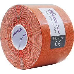 Тейп кинезиологический TMAX Extra Sticky 5 см x 5 м, 423112, телесный