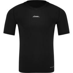 Футболка компрессионная судейская JÖGEL PerFormDRY Referee Baselayer Tee SS, черный