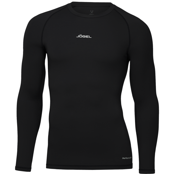 Футболка компрессионная с длинным рукавом JÖGEL CAMP PerFormDRY Baselayer LS Tee, черный