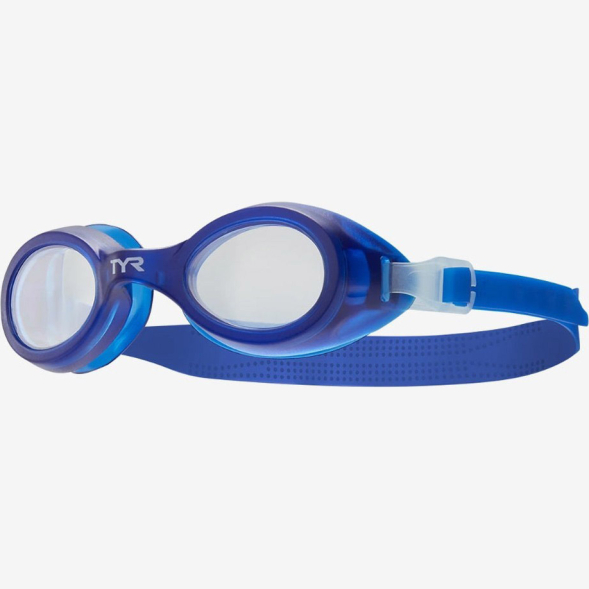 Очки для плавания детские (3-10 лет) TYR Aqua Blaze Kids, LGKTKSTP-191, прозрачные линзы