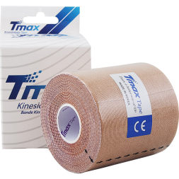 Тейп кинезиологический TMAX Extra Sticky 7,5 см x 5 м, 423914, телесный