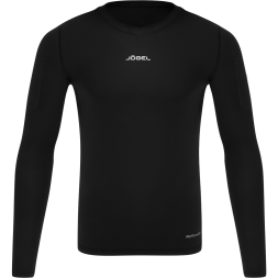 Футболка компрессионная с длинным рукавом судейская JÖGEL PerFormDRY Referee Baselayer Tee LS, черный
