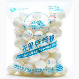 Мяч для настольного тенниса DOUBLE FISH No-Star Ball , V40+PU, 100 шт
