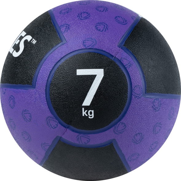 Медбол TORRES AL00231, 1кг, желто-черный