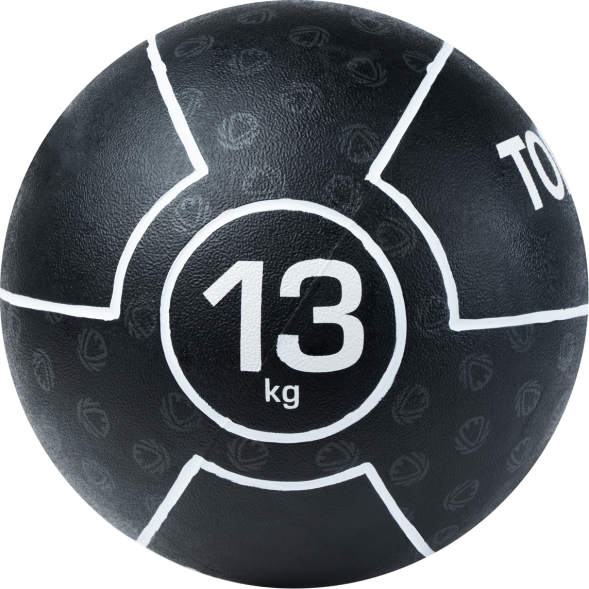 Медбол TORRES AL00231, 1кг, желто-черный