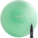 БЕЗ УПАКОВКИ Фитбол STARFIT GB-111 антивзрыв, 1000 гр, с ручным насосом, мятный, 65 см