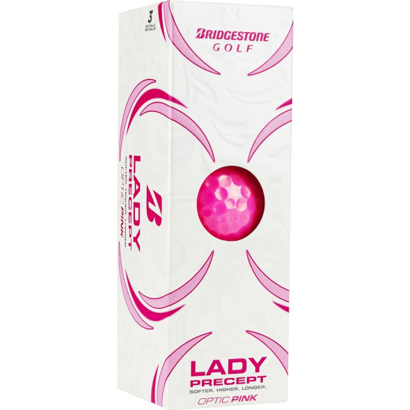 Мяч для гольфа Bridgestone Lady Precept BGB1LWX, упак. 3шт., белый