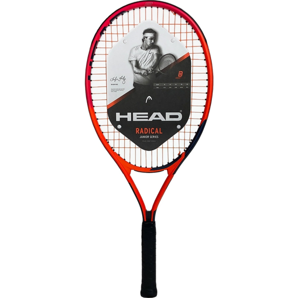 Ракетка б/т дет. HEAD Radical 25 Gr07, 234913, для дет.8-10лет, алюминий, со струнами, оранжевый