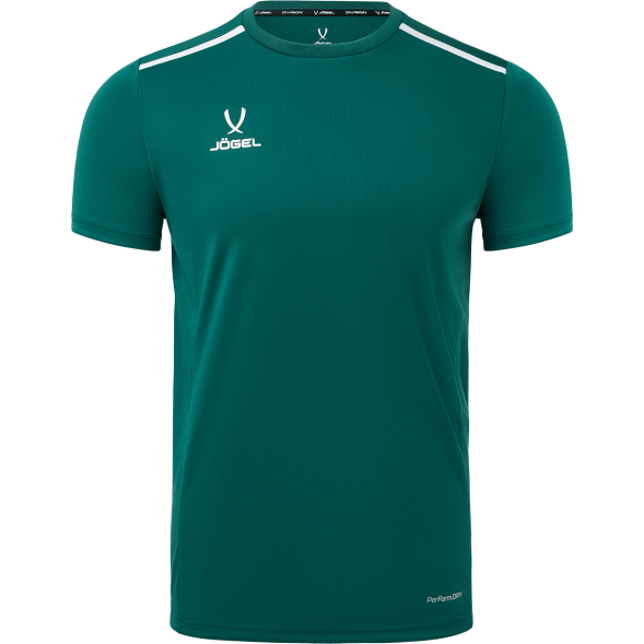Футболка тренировочная JÖGEL DIVISION Training Tee, темно-зеленый