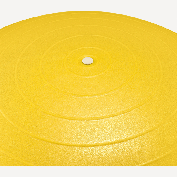 БЕЗ УПАКОВКИ Фитбол STARFIT GB-111 антивзрыв, 900 гр, с ручным насосом, желтый, 55 см