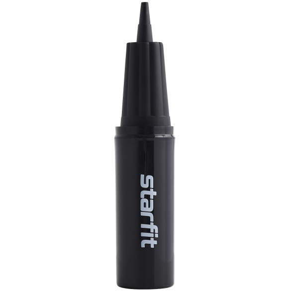 БЕЗ УПАКОВКИ Фитбол STARFIT GB-111 антивзрыв, 900 гр, с ручным насосом, желтый, 55 см