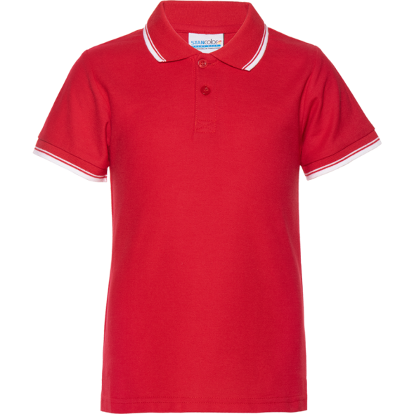 Рубашка поло детская STAN с окантовкой хлопок/полиэстер 185, 04TJ