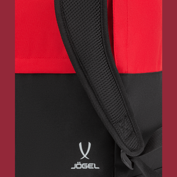 Рюкзак JÖGEL ESSENTIAL Backpack, красный/черный