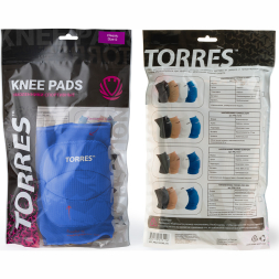 Наколенники спортивные TORRES Classic PRL11016M-01, размер M, белые