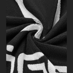 Полотенце спортивное JÖGEL ESSENTIAL Towel L, 70х140, черный/белый