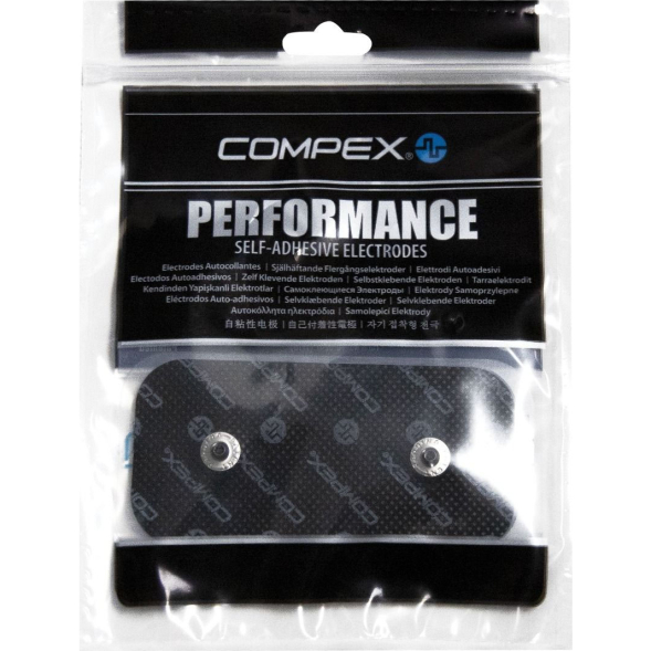 Электроды для миостимуляции Compex Performance Snap с двумя кнопками, 42216, размер 5х10см.