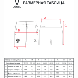 Шорты парадные JÖGEL NATIONAL PerFormDRY Woven Shorts, темно-синий