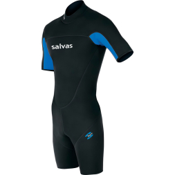 Гидрокостюм для плавания SALVAS Shorty Nemo Adult MS003-48 чёрно-синий