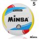 Мяч волейбольный MINSA, ПВХ, машинная сшивка, 18 панелей, р. 5