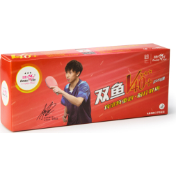 Мяч для настольного тенниса DOUBLE FISH 3*** V111F10, 10шт, белый