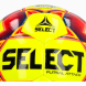Мяч футзал. SELECT Futsal Attack V24, 3883446563, р.4, 32п, ПУ, руч.сш, желто-красный