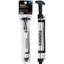 Насос двойного действия TORRES SS5019, длина 20см., серебряный