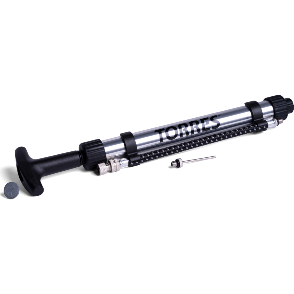 Насос двойного действия TORRES SS5019, длина 20см., серебряный